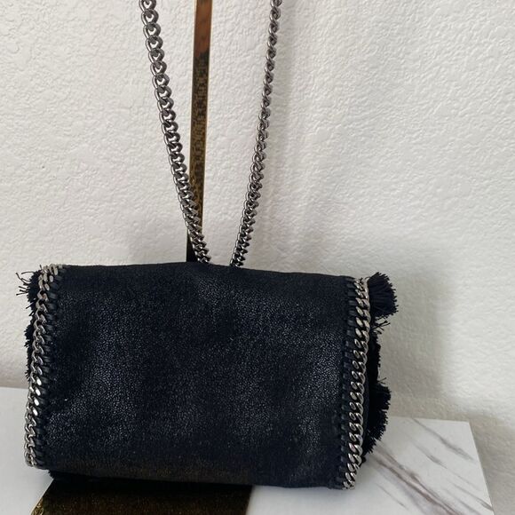 Stella McCartney Black Swan Cross Body Bag - Picture 4 of 6